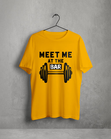 GYM & BAR Unisex Premium Cotton T-Shirt