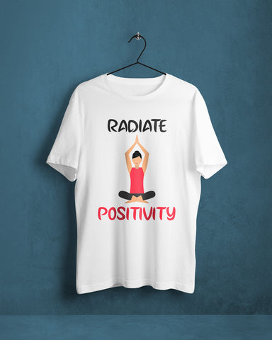 POSITIVITY Unisex Premium Cotton T-Shirt.