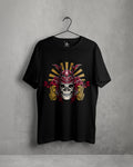 SAMURAI SKULL Unisex Premium Cotton T-Shirt