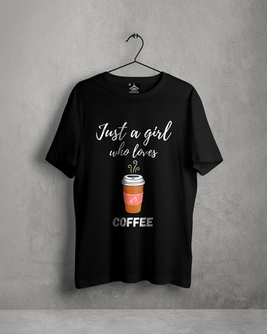 COFFEE LOVER Female Premium Cotton T-Shirt