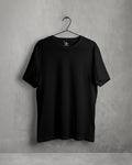 PLAIN BLACK Unisex Premium Cotton T-Shirt