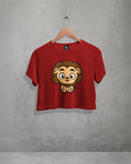 ATTRACTIVE BABY LION Premium Cotton Crop-Top.