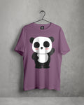 CUTE PANDA Unisex Premium Cotton T-Shirt